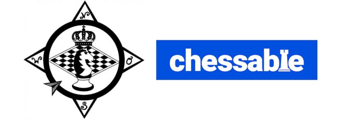 Logo Königsjäger Süd-West mit Sponsorlogo (Chessable)
